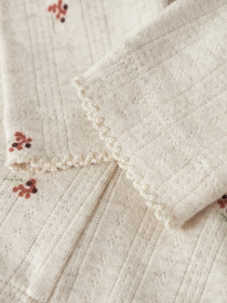 NAME IT Hulmønstrede Leggins Berries Peyote Melange